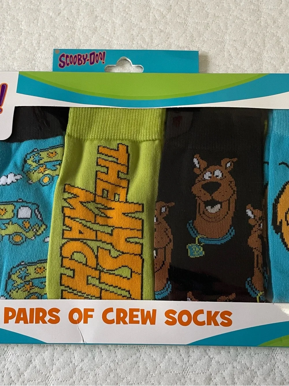 New Scooby-Doo! 5 Pairs of Crew Socks